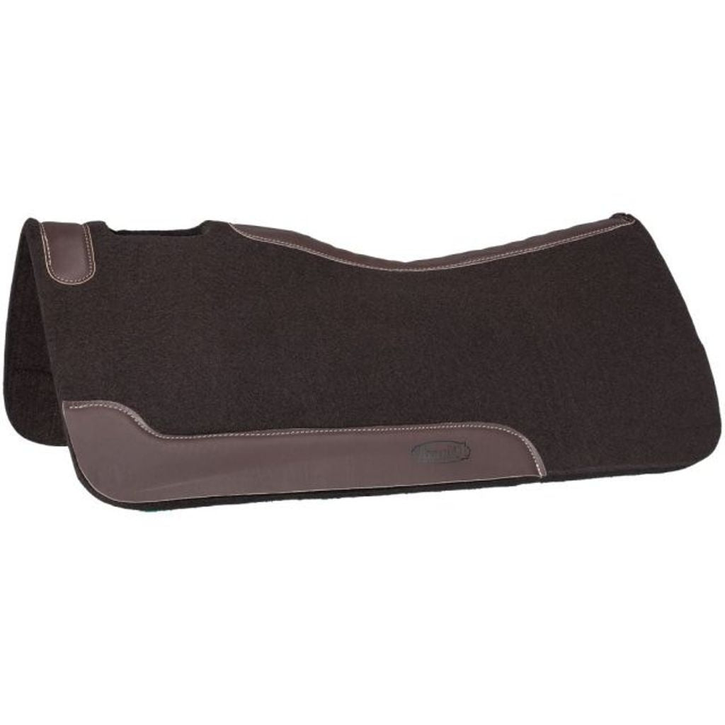 Tough 1 Saddle Pad 3/4" Contour Felt Absorbing 32 x 32 Brown 31-2575 Image 1