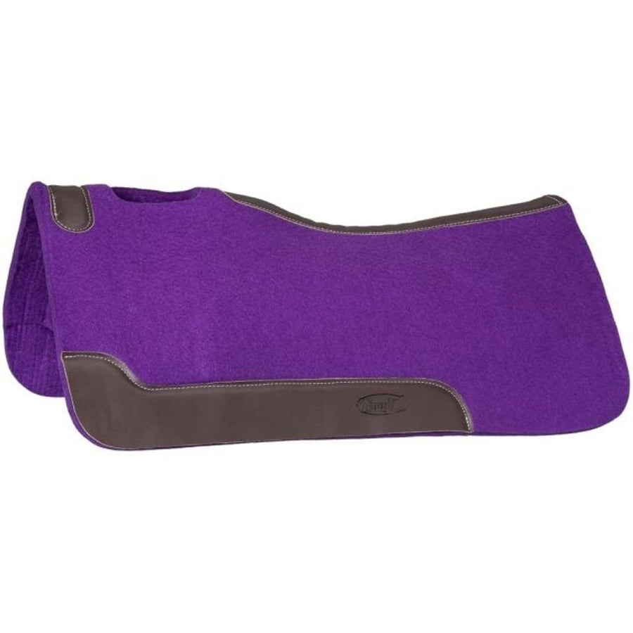 Tough 1 Saddle Pad 3/4" Contour Felt Absorbing 32 x 32 Purple 31-2575 Image 1