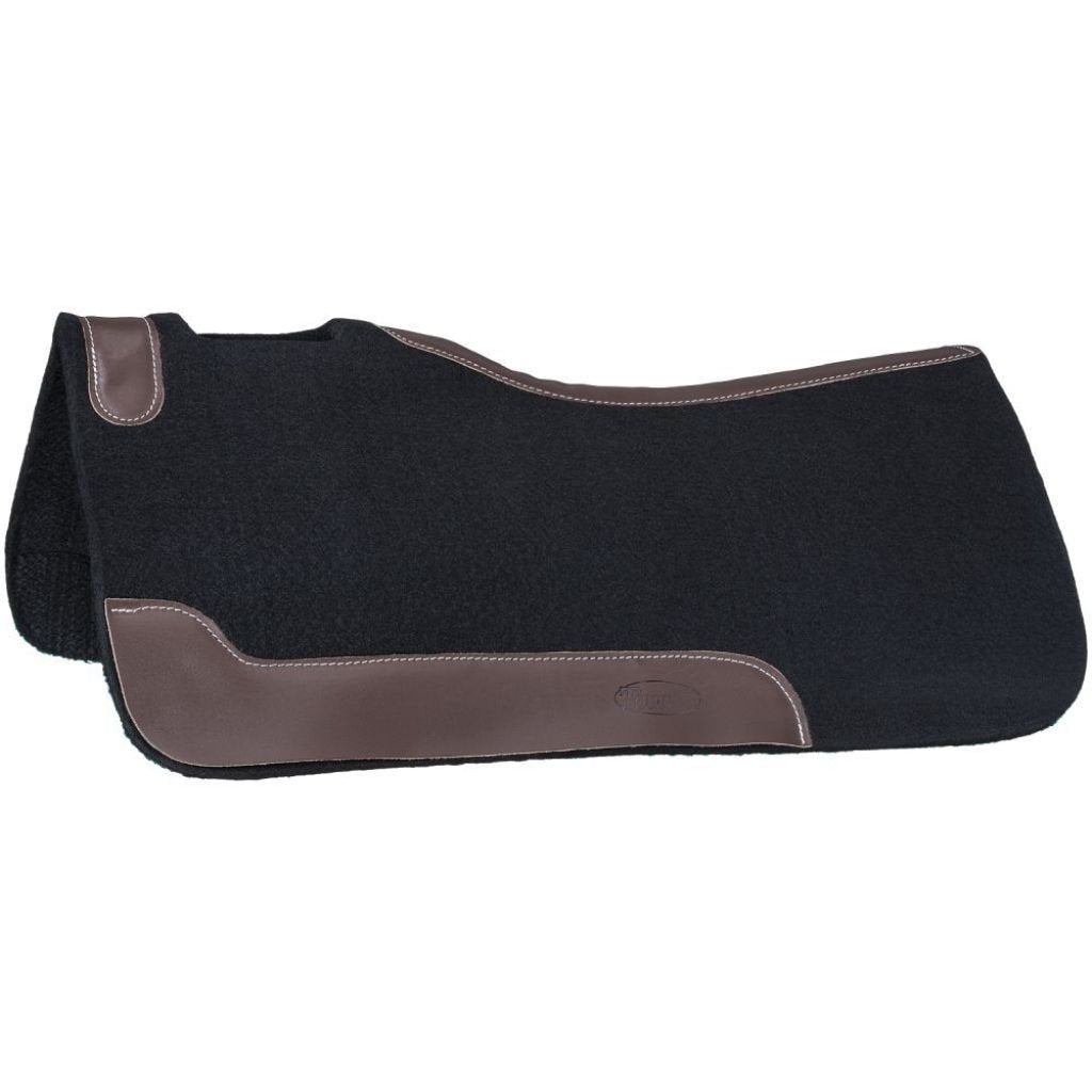 Tough 1 Saddle Pad 3/4" Contour Felt Absorbing 32 x 32 Black 31-2575 Image 1