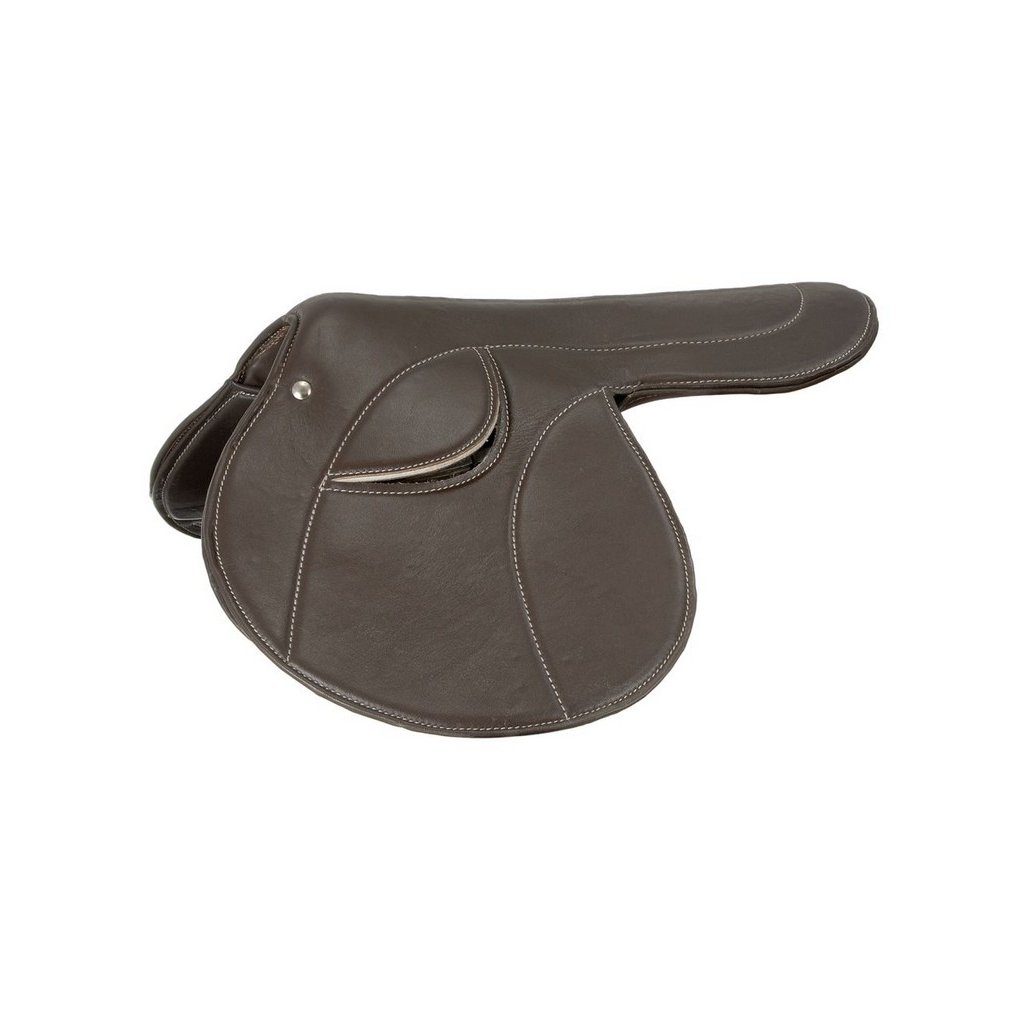 Tough 1 English Saddle Softback Reinforced Tree Brown ES7405 Image 1