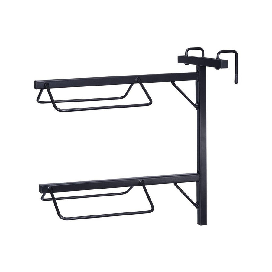 Tough 1 Saddle Rack Breakdown Traveling Portable Double Black 88-482 Image 1