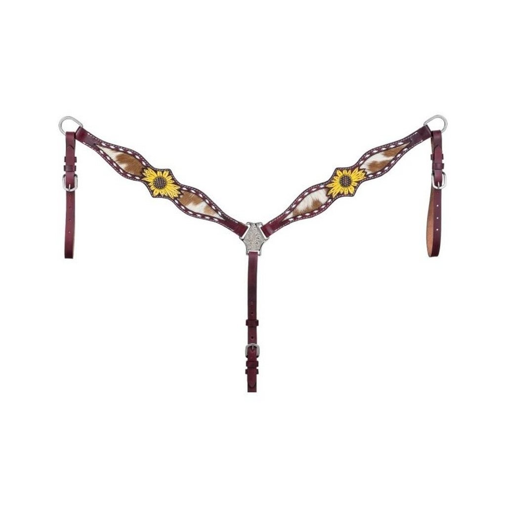 Royal King Western Breast Collar Sunflower Painted Multi-Color 45-8029 Image 1