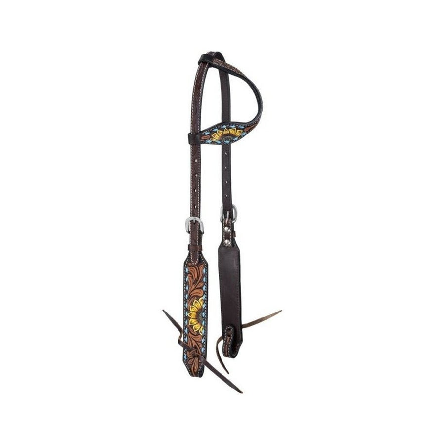 Royal King Western Headstall Sunflower Single Ear Multi-Color 45-8031 Image 1