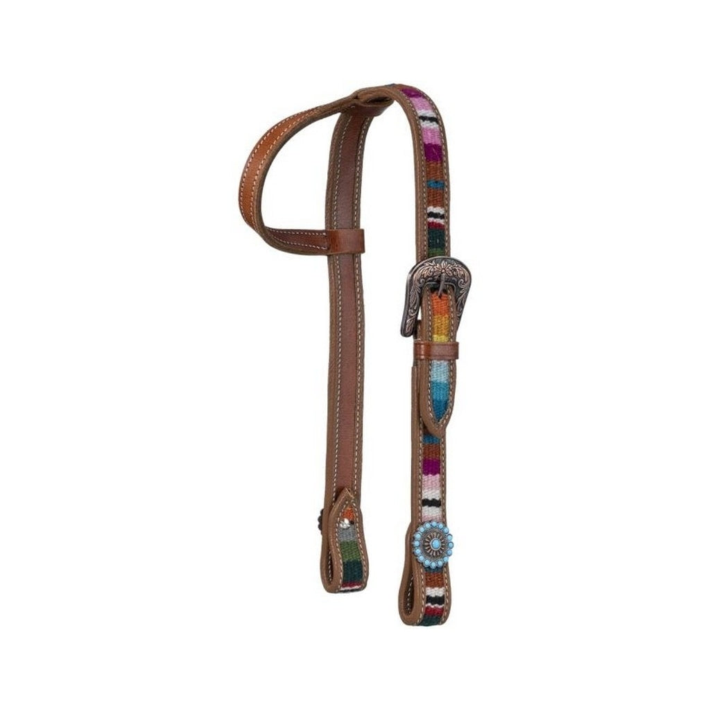 Silver Royal Western Headstall Mini Serape Multi-Color 45-1612 Image 1