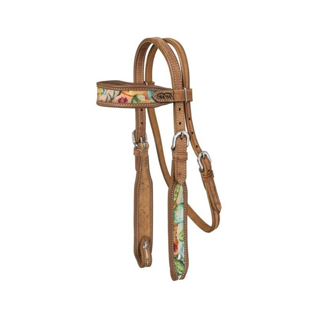 Silver Royal Western Headstall Mini Cactus Multi-Color 45-4613MN Image 1