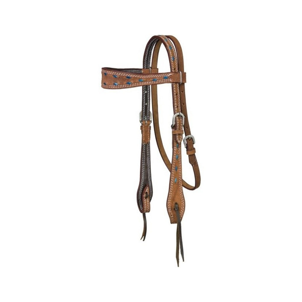 Royal King Western Headstall Pony Medina Browband Brown 45-2960P Image 1