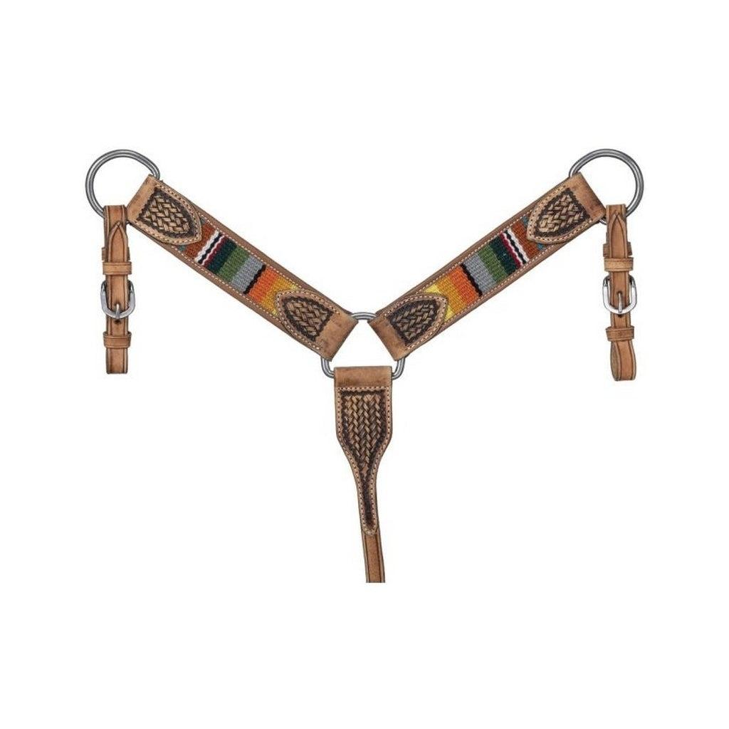 Silver Royal Western Breast Collar Mini Serape Multi-Color 45-1613 Image 1