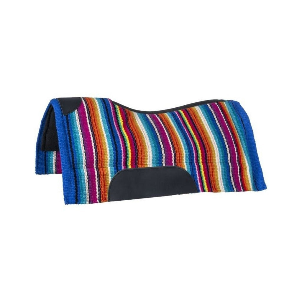 Tough 1 Western Saddle Pad Woven Contour Wool One Size Serape 31-1770 Image 1