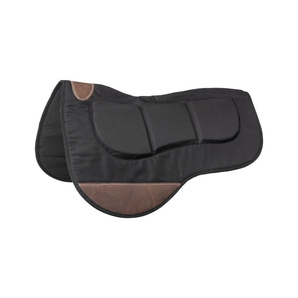 Tough 1 Western Saddle Pad Contoured Competition Shim Black 31-1100 Image 1