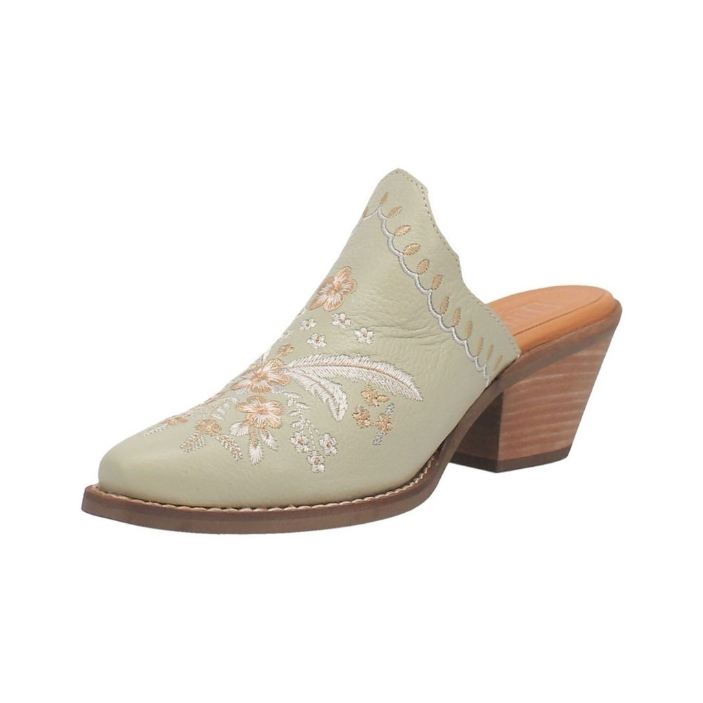 Dingo Western Shoes Womens Wildflower Mule Embroidery Slip On DI964 Image 1