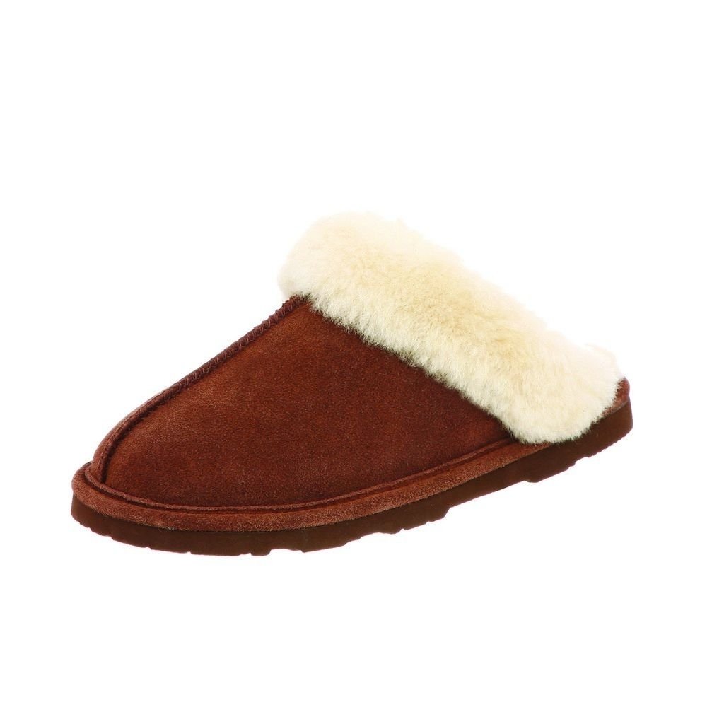 Bearpaw Casual Slipper Women Loki Scuffs Sheepskin Collar Durable 671W Image 1