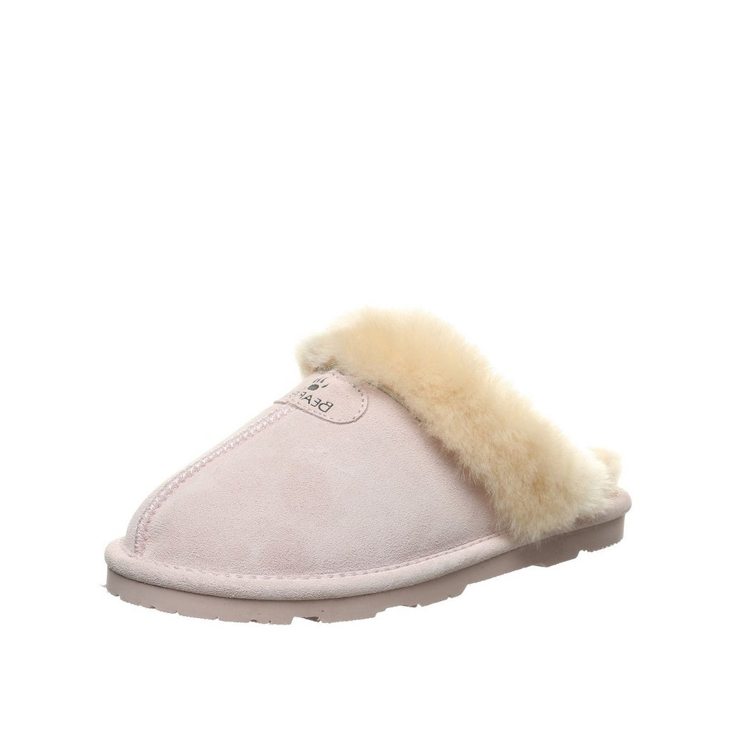 Bearpaw Casual Slipper Women Loki Scuffs Sheepskin Collar Durable 671W Image 1