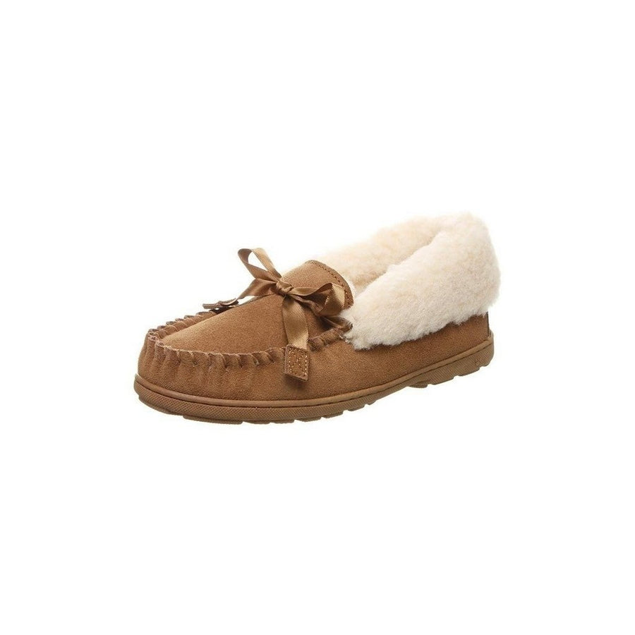 Bearpaw Casual Slippers Womens Indio Cloud Suede Fluffy 2165W Image 1