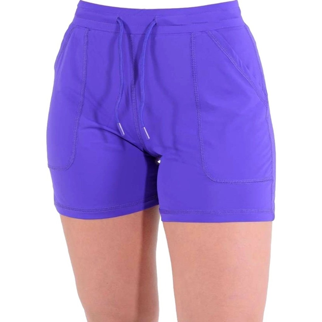 Cowgirl Tuff Western Shorts Womens Breathe Lounge Loose Purple 100534 Image 1