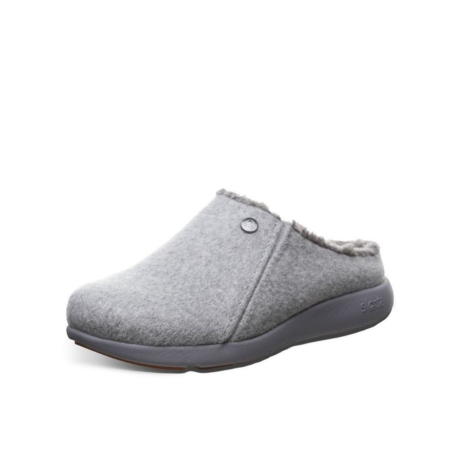 Strole Casual Shoes Womens Snug Slip On Clog Melton Wool S781W Image 1