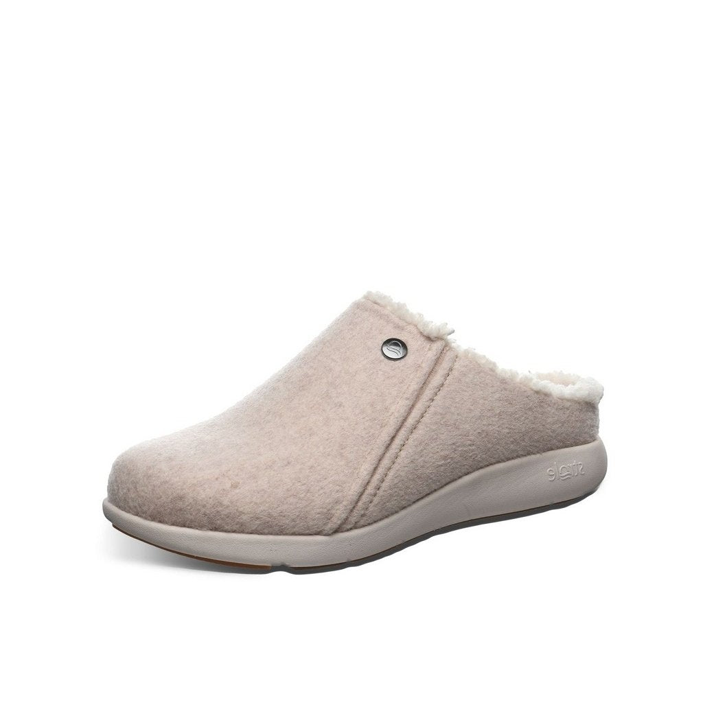 Strole Casual Shoes Womens Snug Slip On Clog Melton Wool S781W Image 1