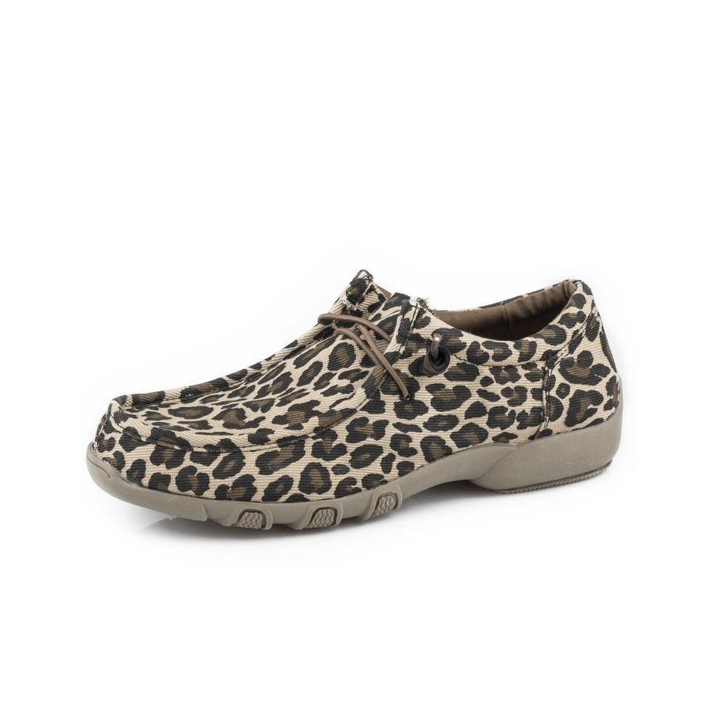 Roper Casual Shoes Womens Chillin Leopard Tan 09-021-1791-2614 TA Image 1