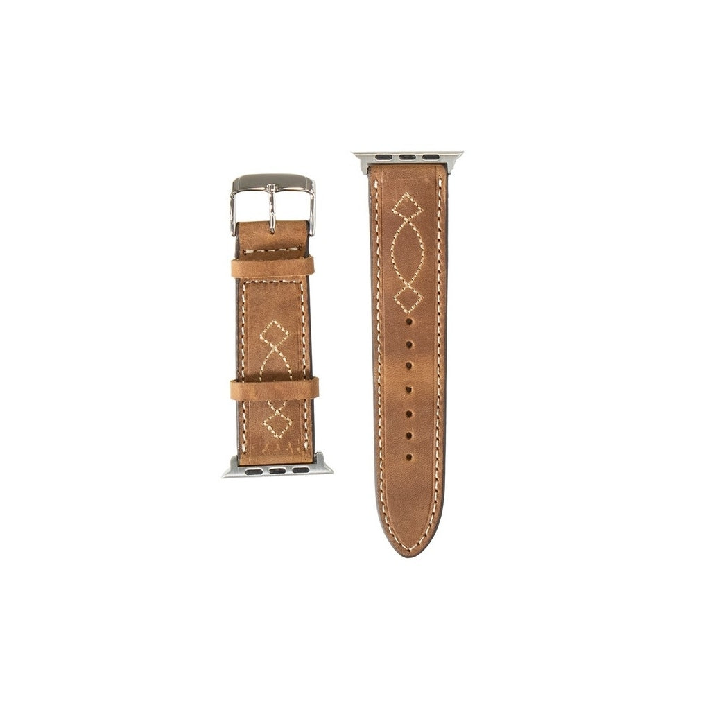 Nocona Western Watch Band Womens Embroidered Buckle Leather N3100908 Image 1