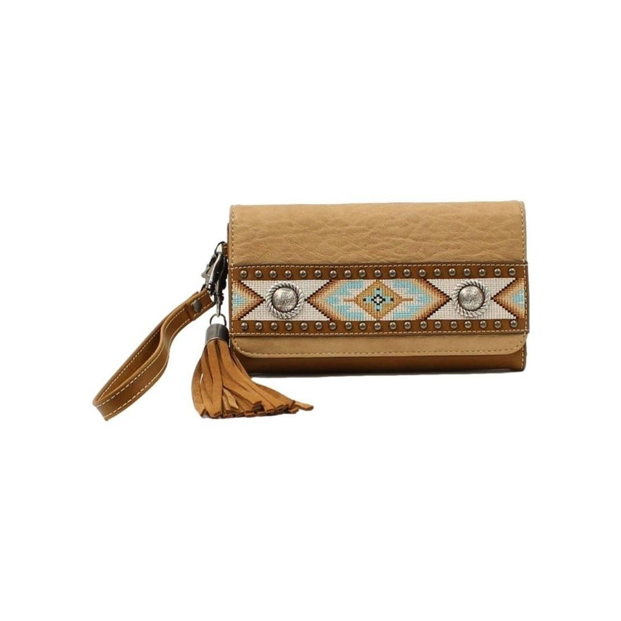 Blazin Roxx Western Wallet Womens Carmen Southwest Tan N770009008 Image 1