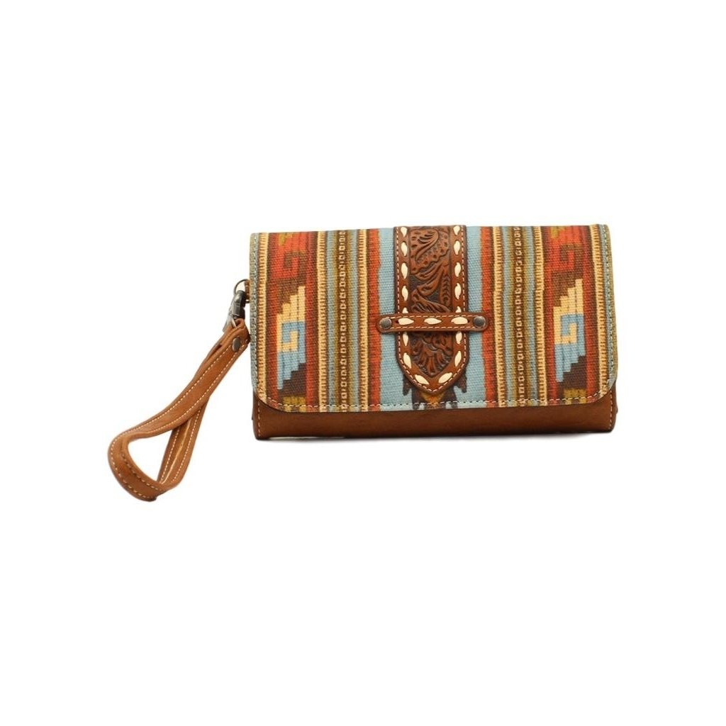 Blazin Roxx Western Wallet Womens Southwest Clutch Multi N770003697 Image 1