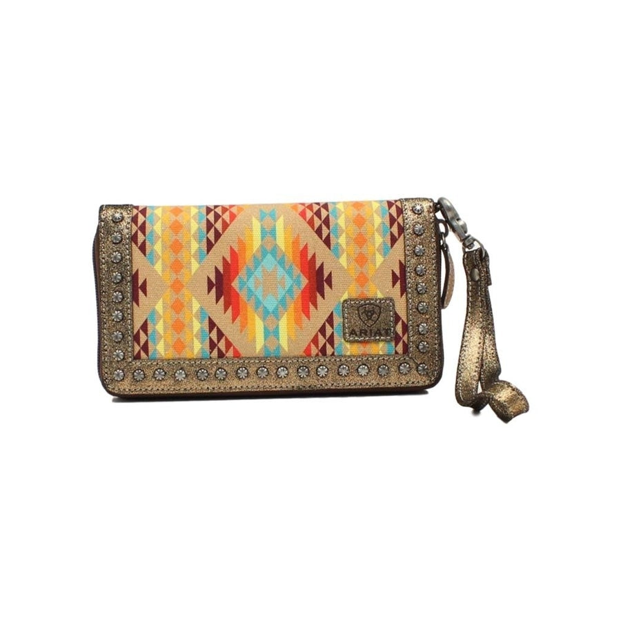 Ariat Western Wallet Clutch Southwest Wristlet Multi-Color A770000126 Image 1