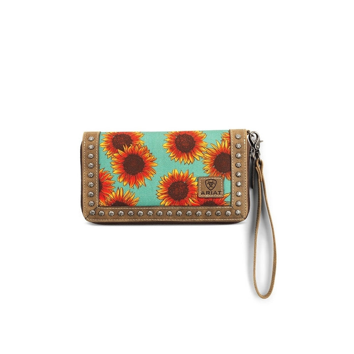 Ariat Western Wallet Womens Sunflower Clutch Multi-Color A770015427 Image 1