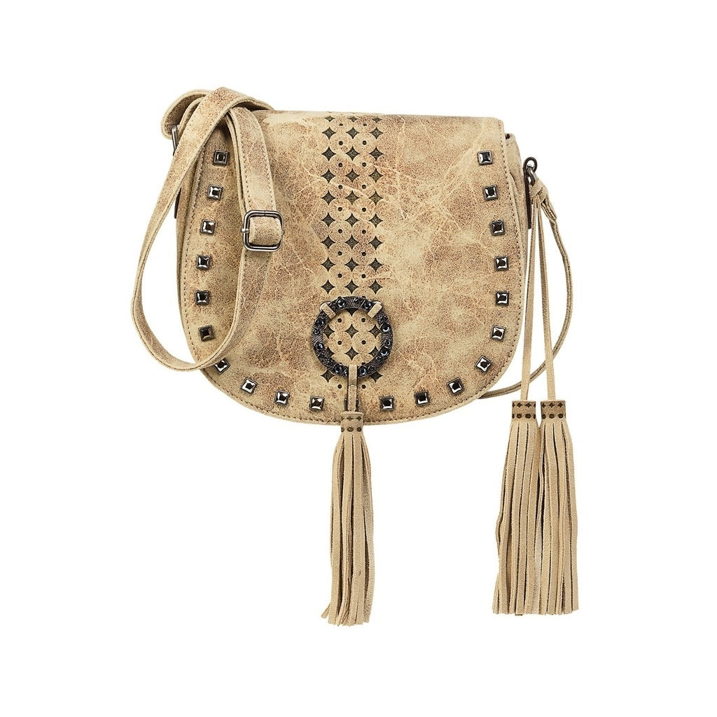 Angel Ranch Western Handbag Womens Melody Concealed Beige D330008931 Image 1