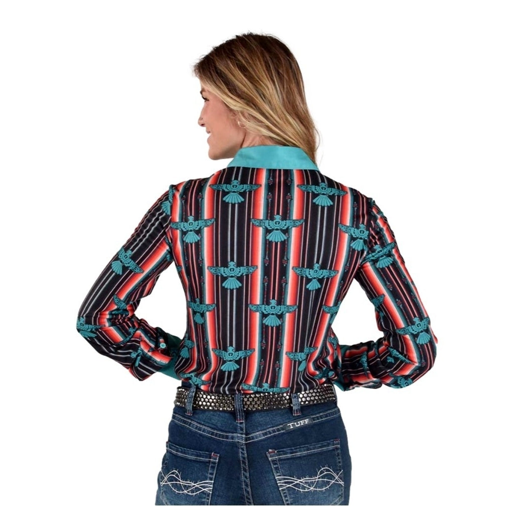 Cowgirl Tuff Western Shirt Womens Thunderbird L/S Specialty F00508 Image 2