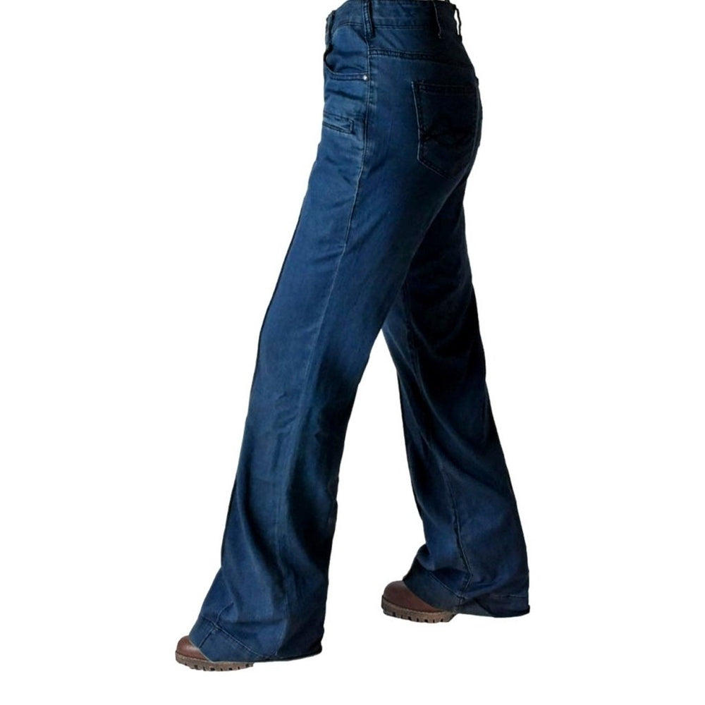 Cowgirl Tuff Western Jeans Womens Ultra breathe Trouser Dark JDKULW Image 2