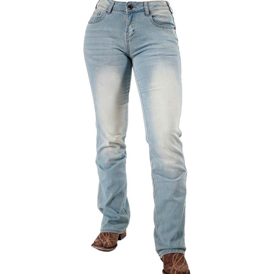 Cowgirl Tuff Western Jeans Womens Summer Breeze Light JSUMBR Image 1