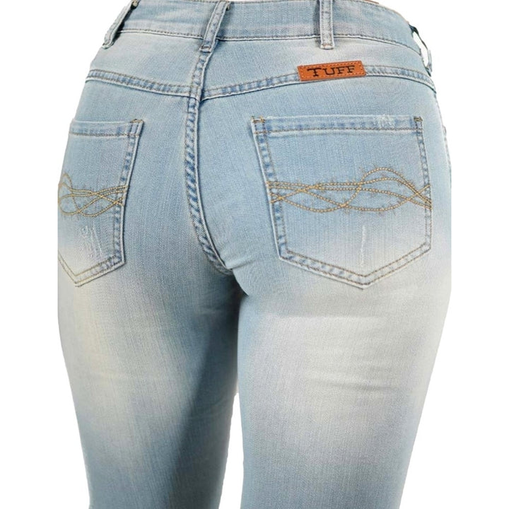 Cowgirl Tuff Western Jeans Womens Summer Breeze Light JSUMBR Image 4