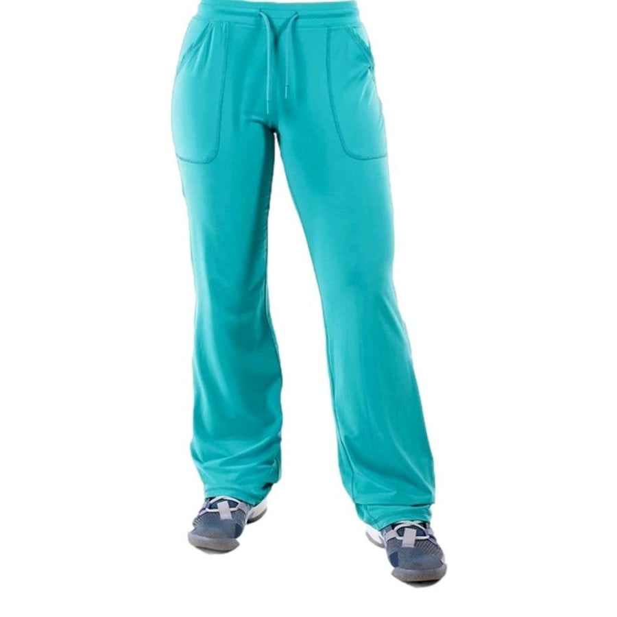 Cowgirl Tuff Western Pants Womens Lounge Loose Turquoise 100600 Image 1