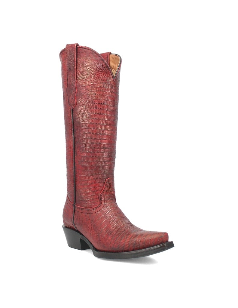 Dingo Western Boots Womens Athena Lizard Print Leather DI241 Image 1