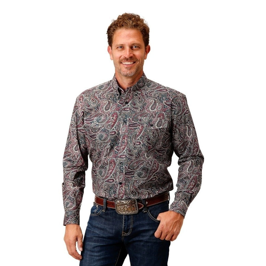 Roper Western Shirt Mens L/S Multi-Color 03-001-0325-6012 MU Image 1