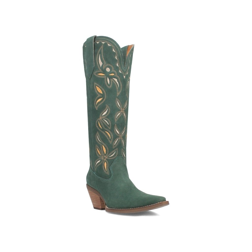 Dingo Western Boots Womens Bandelera Inlay Suede Leather DI200 Image 1