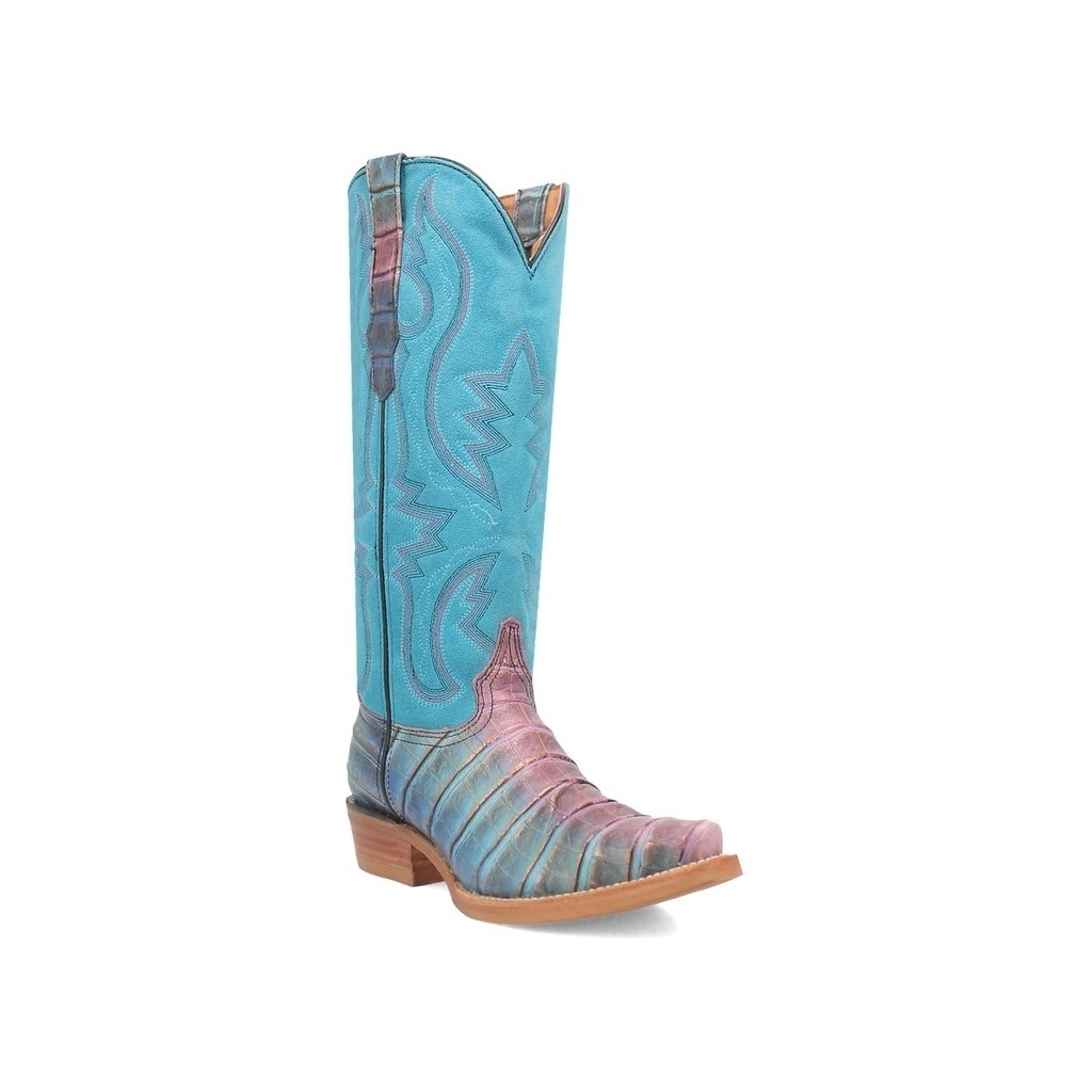 Dingo Western Boots Womens Caterina Caiman Print Leather DI209 Image 1