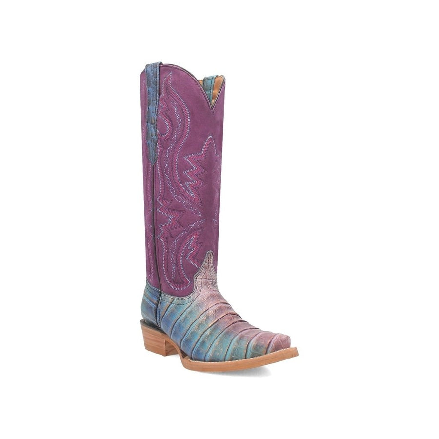 Dingo Western Boots Womens Caterina Caiman Print Leather DI209 Image 1