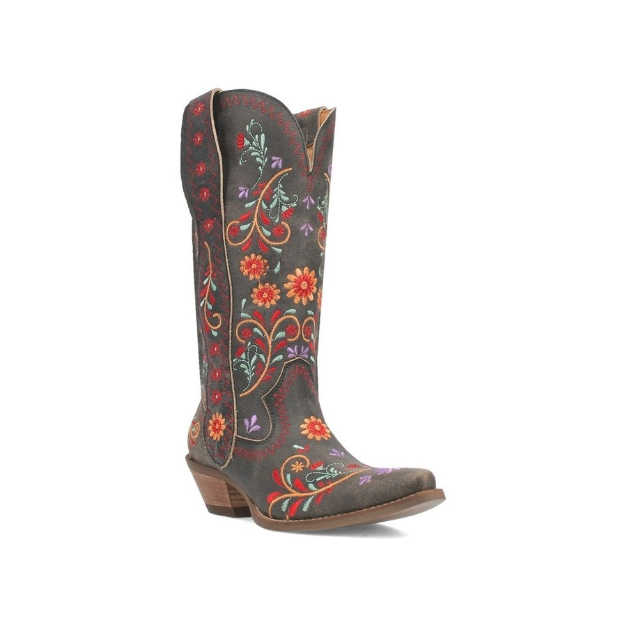 Dingo Western Boots Womens Beetle Juice Floral Embroidery DI198 Image 1