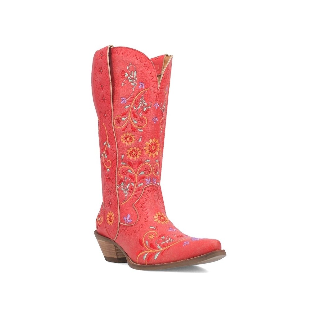 Dingo Western Boots Womens Beetle Juice Floral Embroidery DI198 Image 1