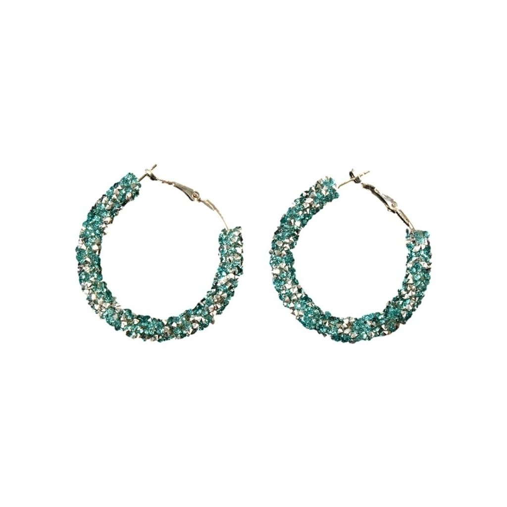 Blazin Roxx Western Earrings Womens Stones Hoops Post Style 3059227 Image 1