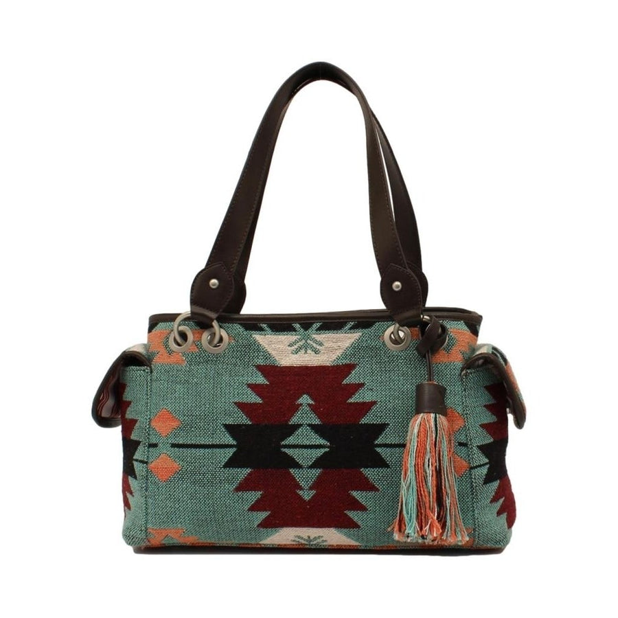 Blazin Roxx Western Handbag Southwest Sandra Satchel Multi N770007497 Image 1