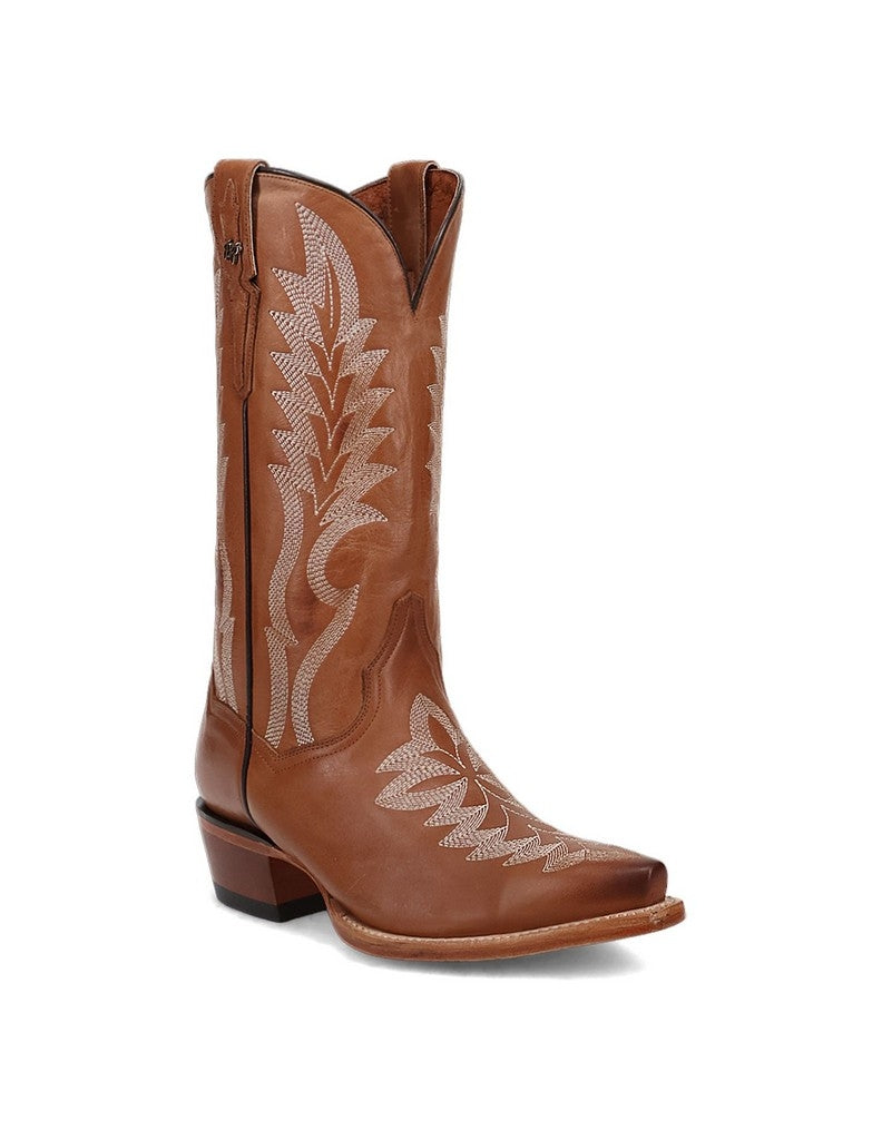 Dan Post Western Boots Womens Leather Rochelle Snip Toe Honey DP5114 Image 1