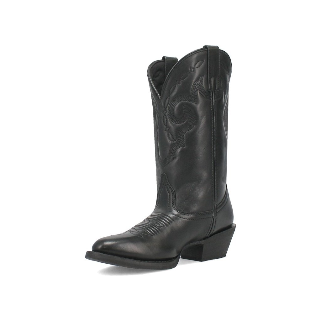 Laredo Western Boots Womens Maxine Round Toe 11" Shaft Black 51195 Image 1