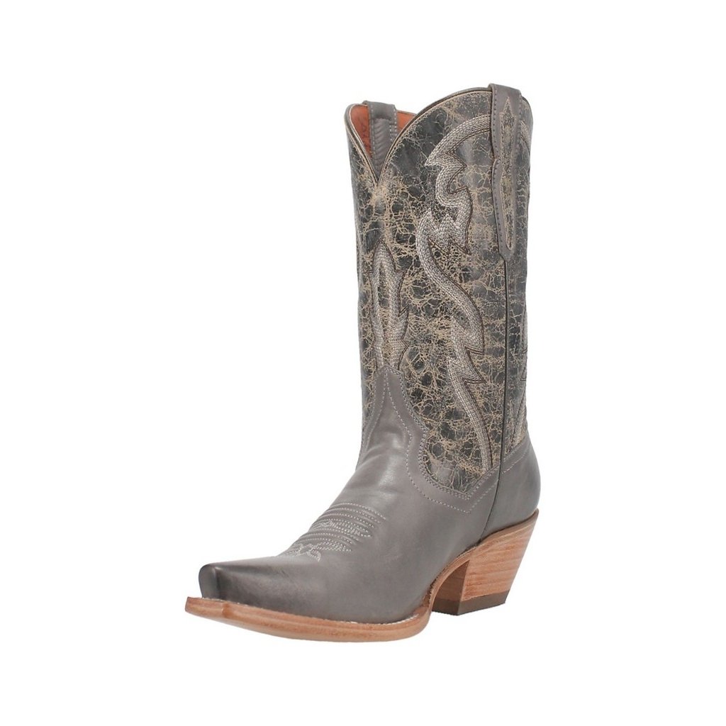 Dan Post Western Boots Womens Tria Snip Toe Embroidery Gray DP4397 Image 1