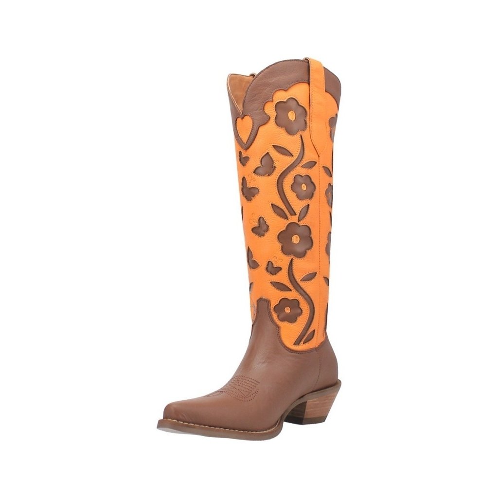 Dingo Western Boots Womens Goodness Gracious Overlay Snip Toe DI165 Image 1