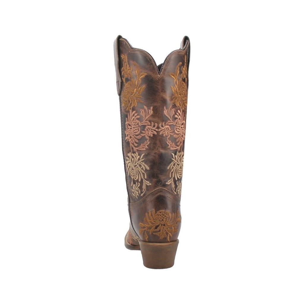 Laredo Western Boots Womens Sylvan Embroidery Snip Toe Tobacco 54271 Image 4