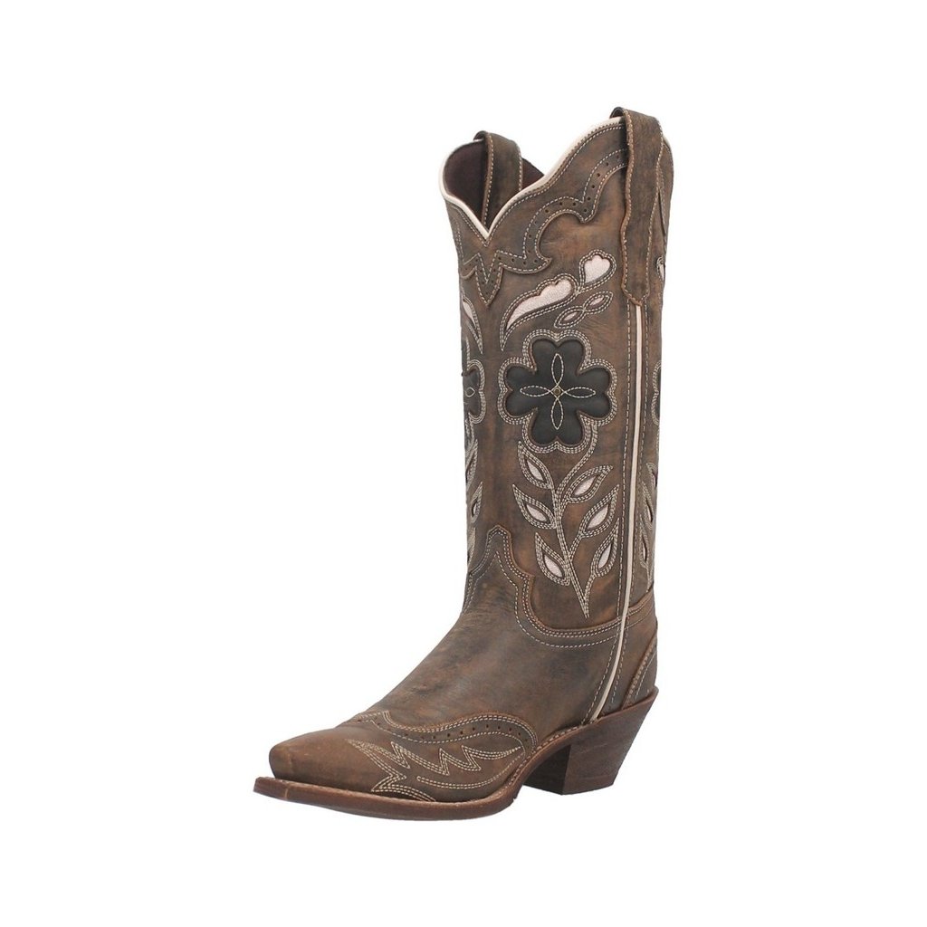 Laredo Western Boots Womens Zuri Snip Toe Underlays Brown 54268 Image 1