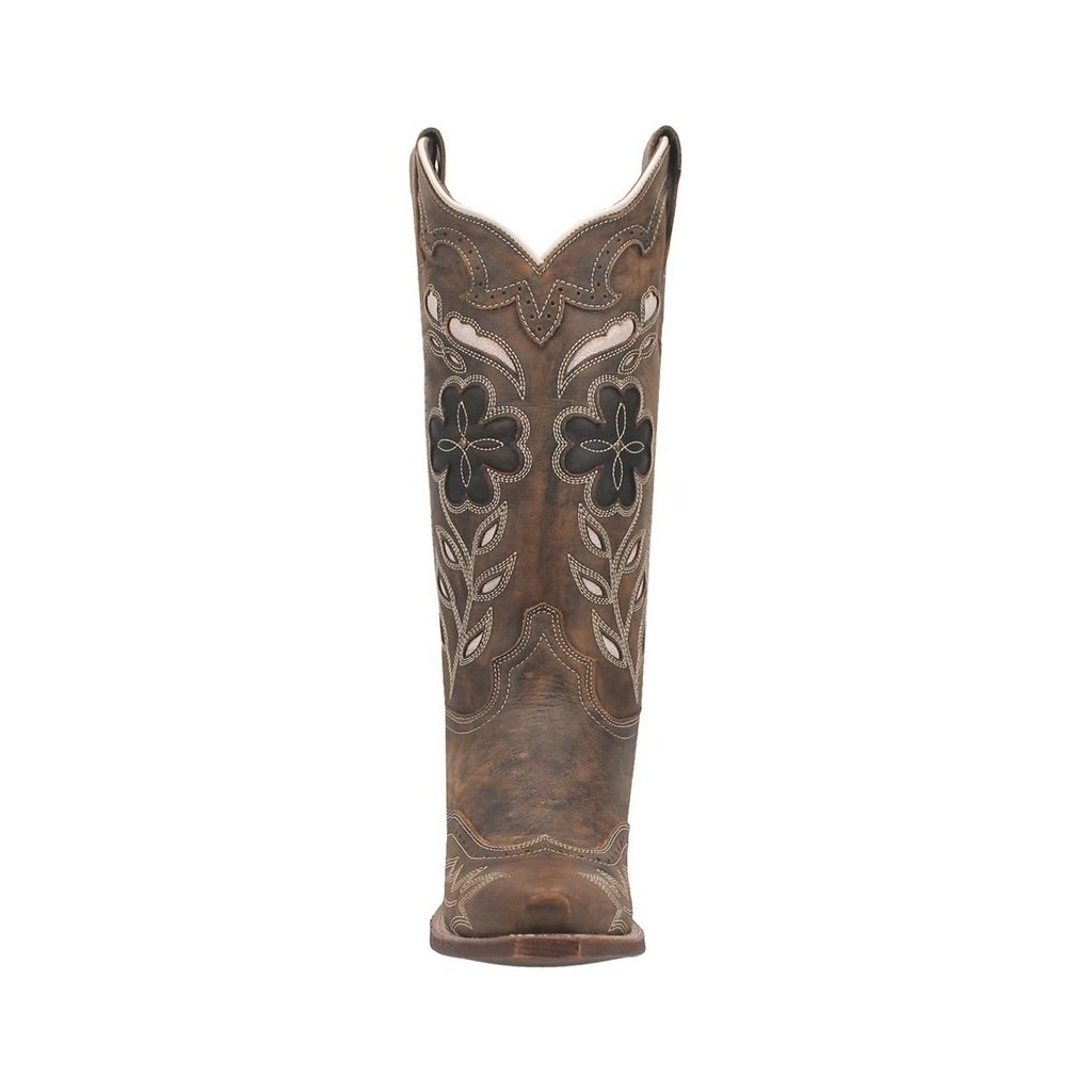 Laredo Western Boots Womens Zuri Snip Toe Underlays Brown 54268 Image 2