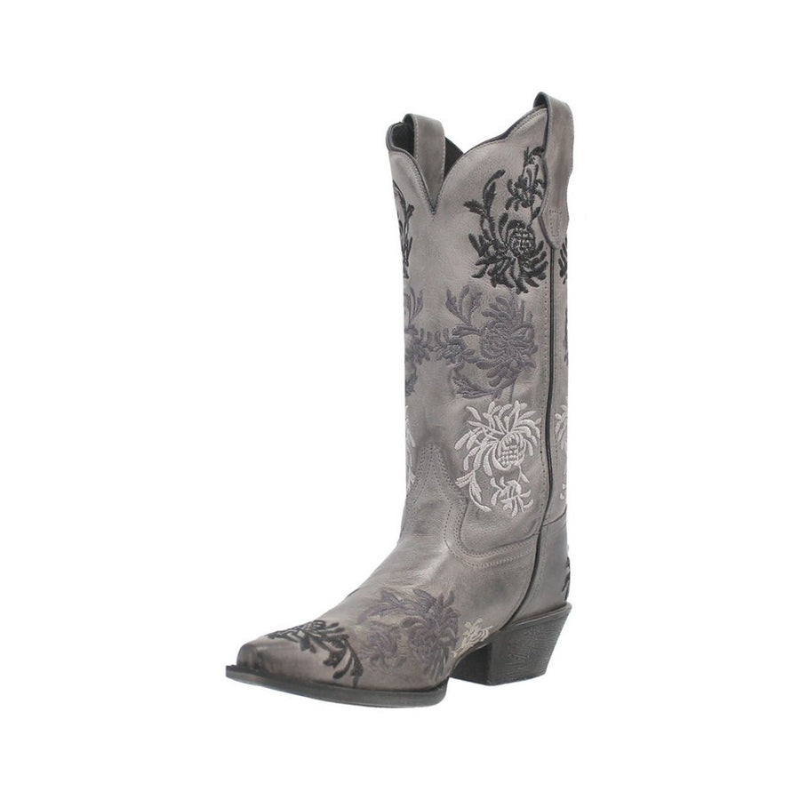 Laredo Western Boots Womens Sylvan Embroidery Snip Toe Gray 54272 Image 1