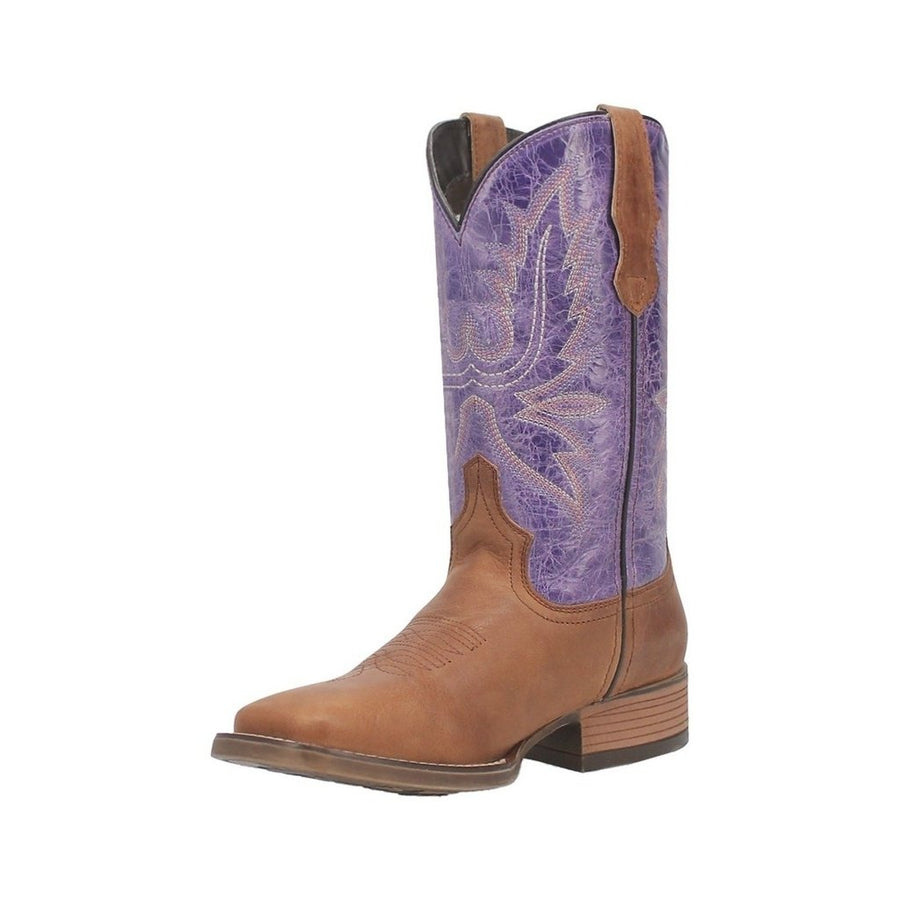 Laredo Western Boots Womens Mara Square Toe 11" Pull On Tan 5947 Image 1